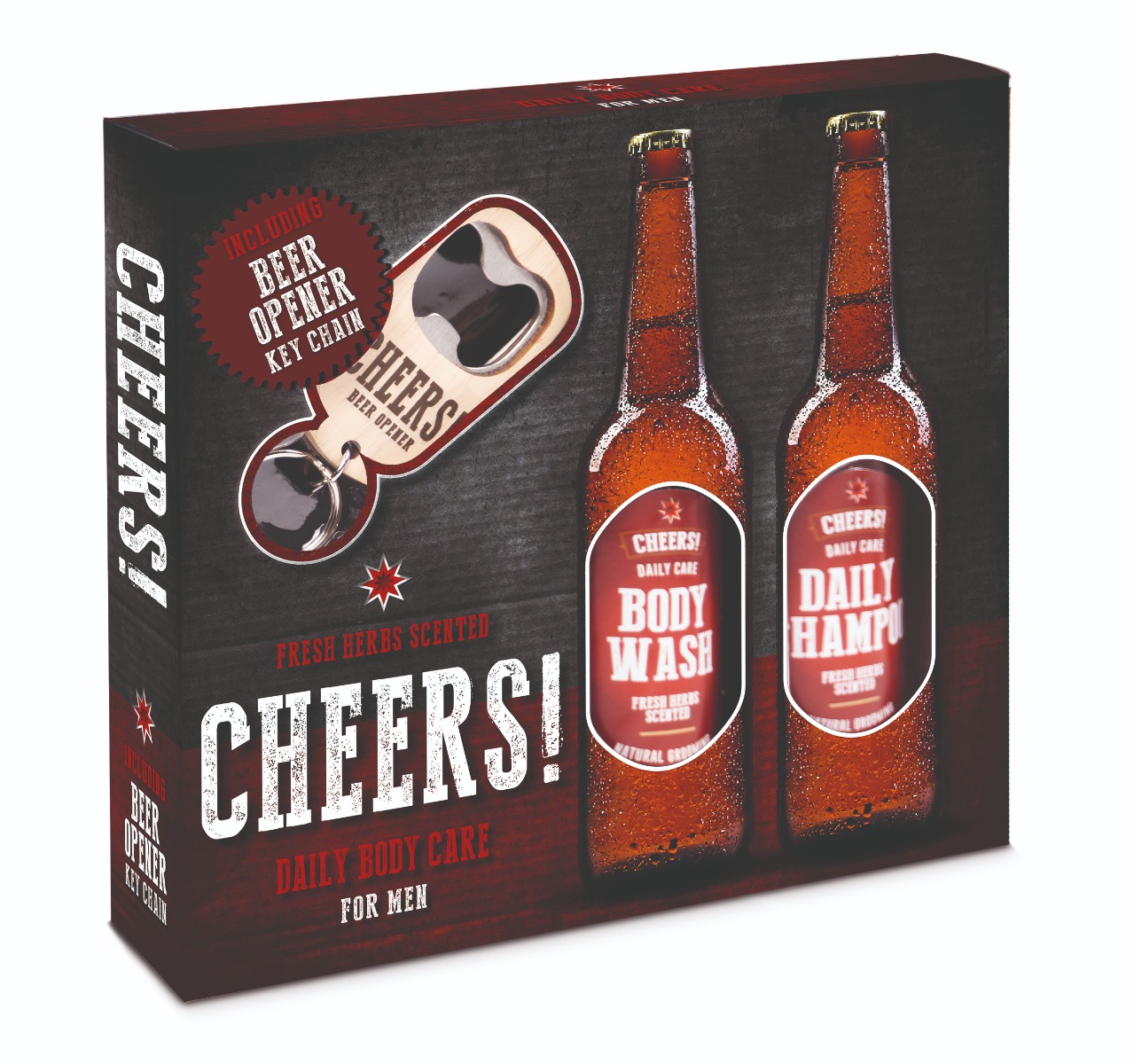 Set pentru barbati Cheers Trio, Treffina