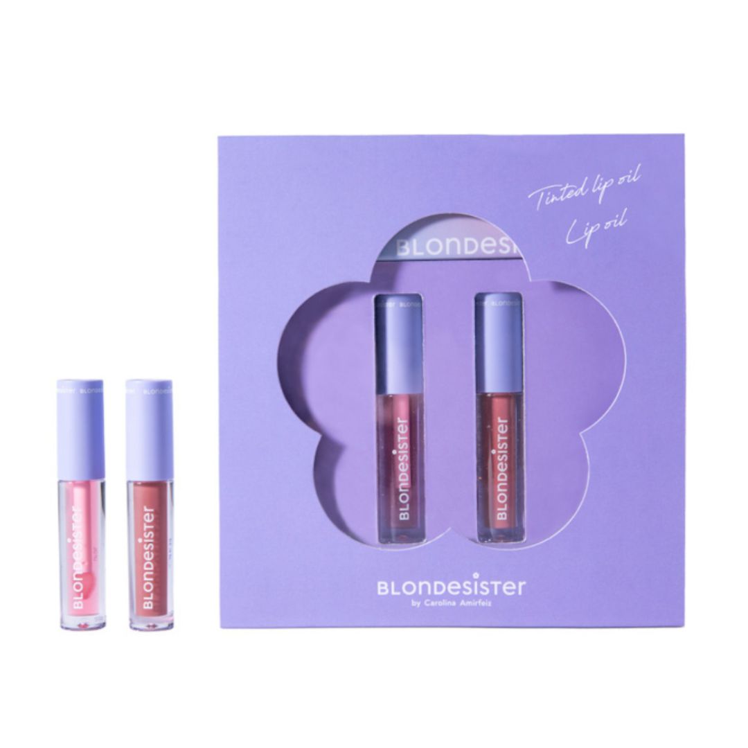 Pachet Ulei de buze 3 in 1 Cute Lippy cu aroma de cocos 2.5ml + Ulei de buze colorat 2 in 1 Sweet Gloss – Sugar Nude 01 2.5ml, Blondesister