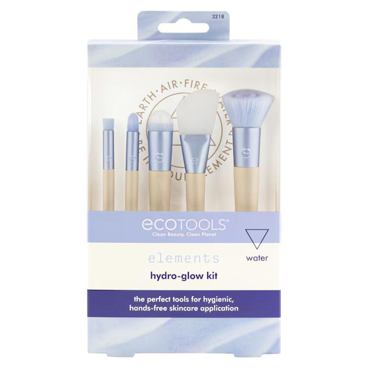 Set Pensule Elements Hydro-Glow, 5 bucati, EcoTools