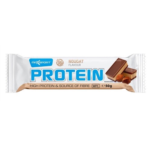 Baton proteic Nuga fara gluten, 50g, Maxsport