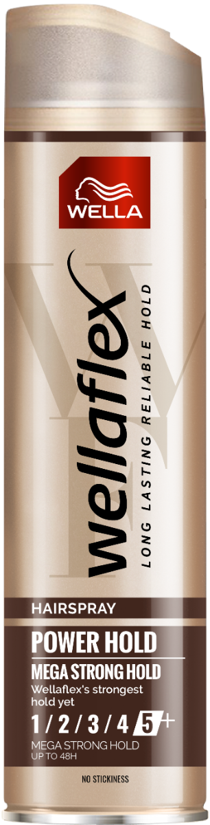 Fixativ cu grad de fixare 5 Mega Strong Hold Wellaflex, 250ml, Wella