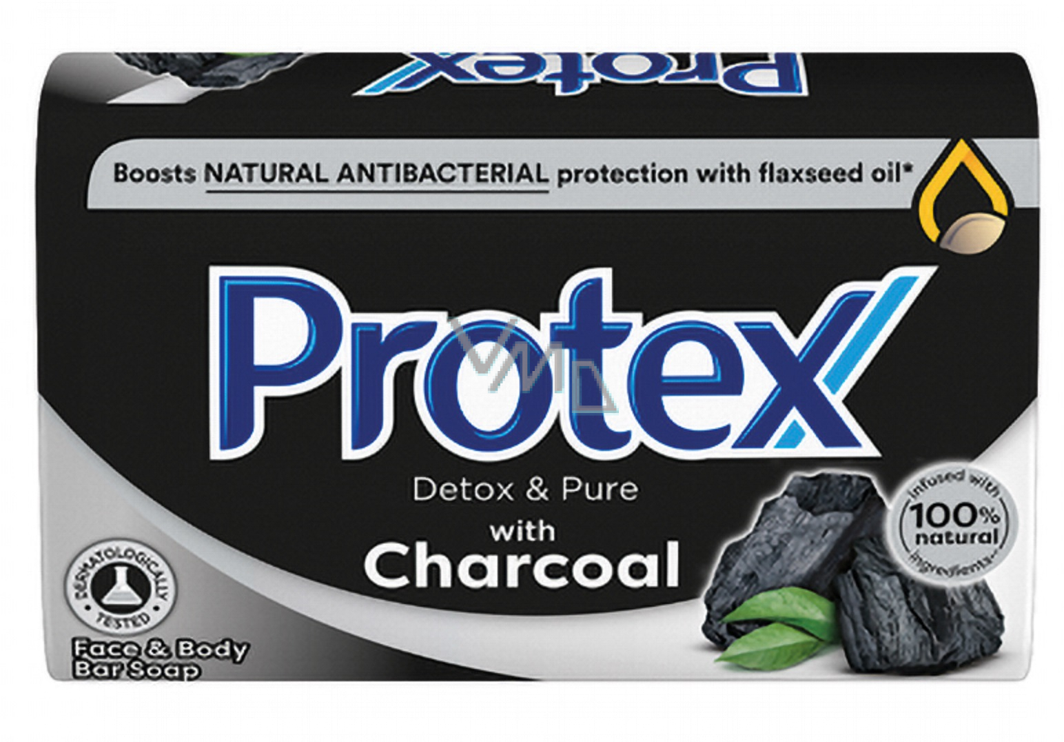 Sapun solid antibacterian Detox & Pure Charcoal, 90g, Protex