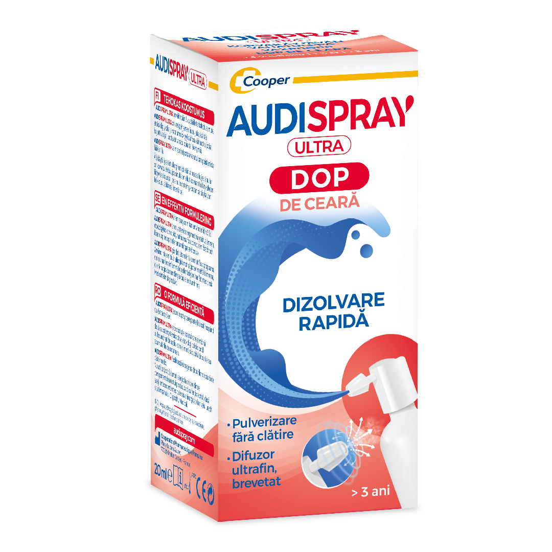 Audispray Ultra, dop de ceara, 20 ml, Cooper