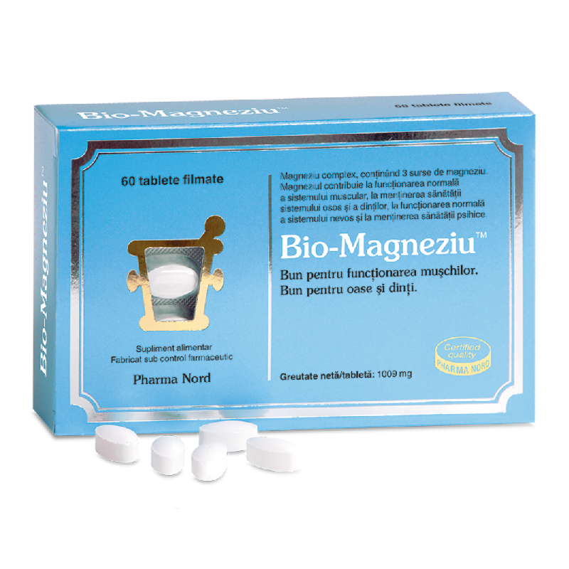 Bio-Magneziu, 60 tablete, Pharma Nord