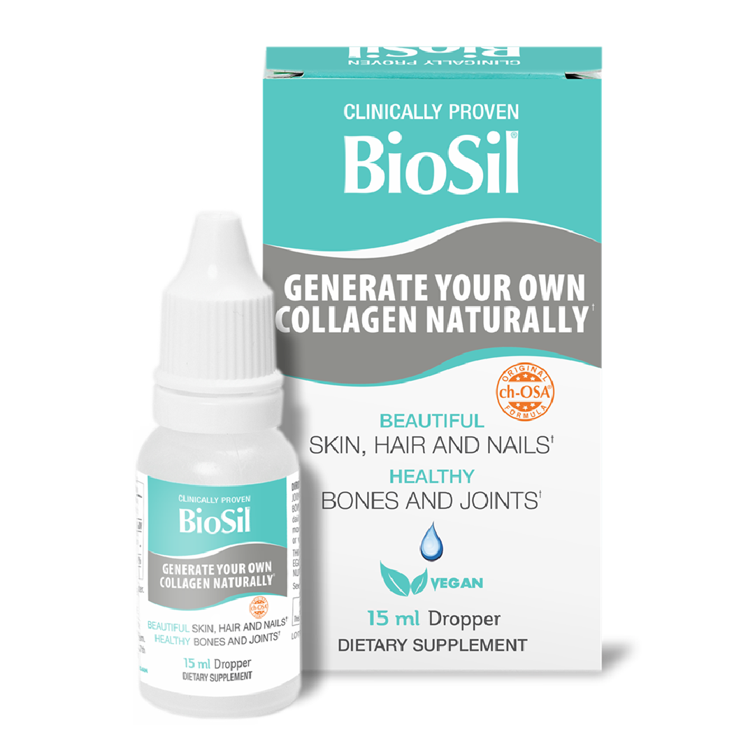 Colagen natural picaturi, 15 ml, Biosil