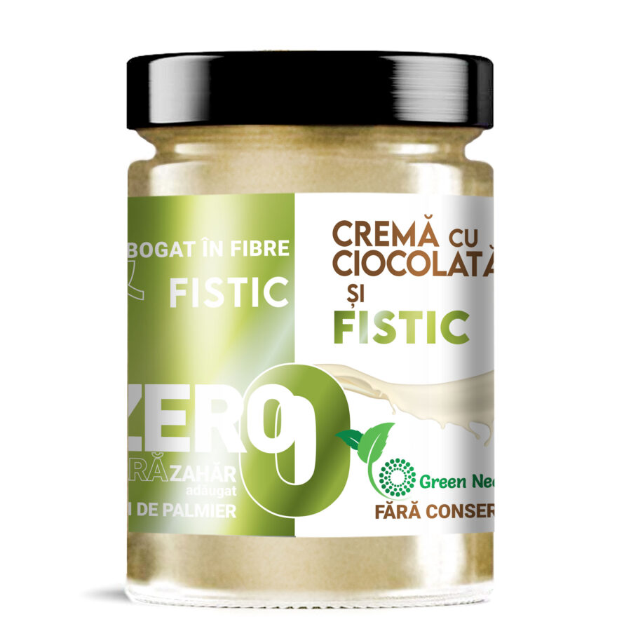 Crema cu ciocolata alba si fistic, 350g, Artisan Vita