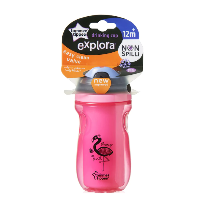 Cana Izoterma Explora, roz, 260 ml, Tommee Tippee