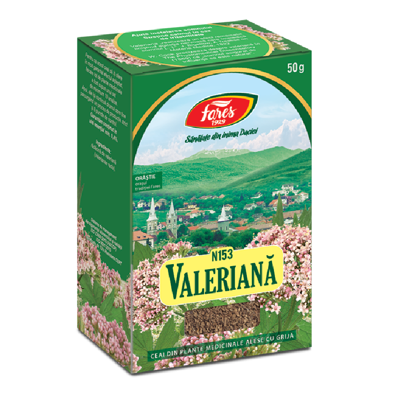 Ceai Valeriana N153, 50 g, Fares