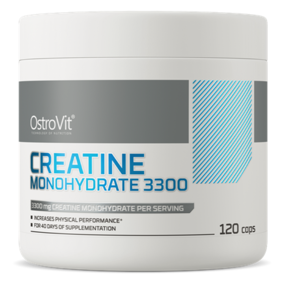 Creatina Monohidrata, 3300 mg, 120 capsule, OstroVit