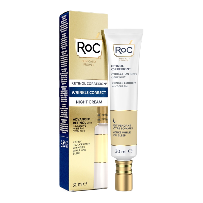 Crema antirid de noapte Retinol Correxion, 30ml, RoC Skincare