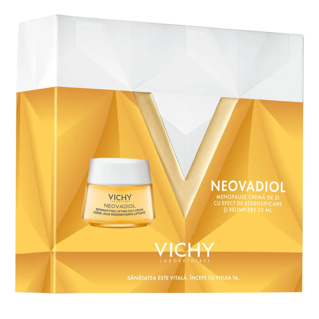 Set Cremă Neovadiol Menopause de zi cu efect de redensificare și reumplere, Vichy