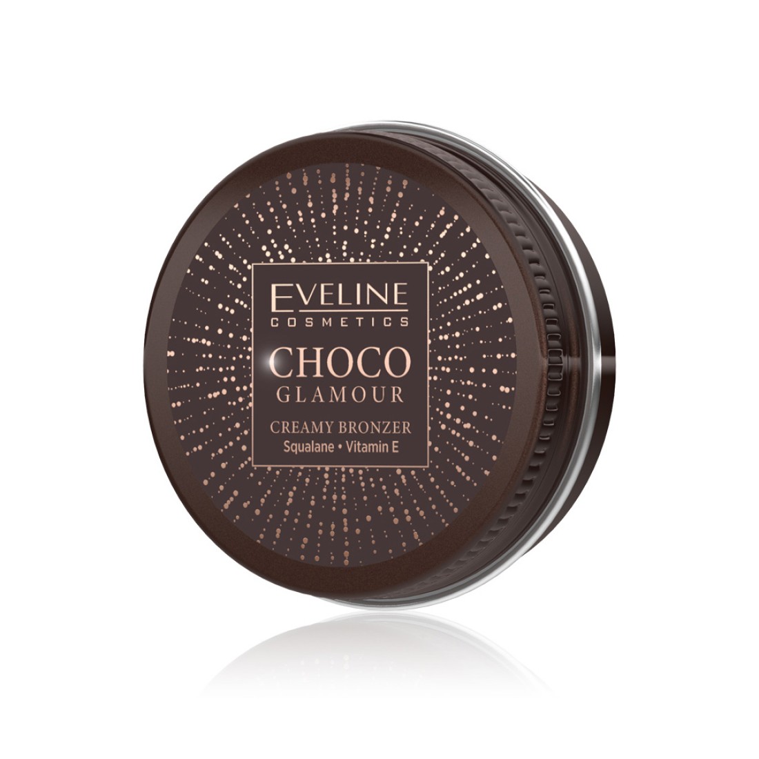 Bronzer cremos pentru ten Choco Glamour 02, 20g, Eveline Cosmetics