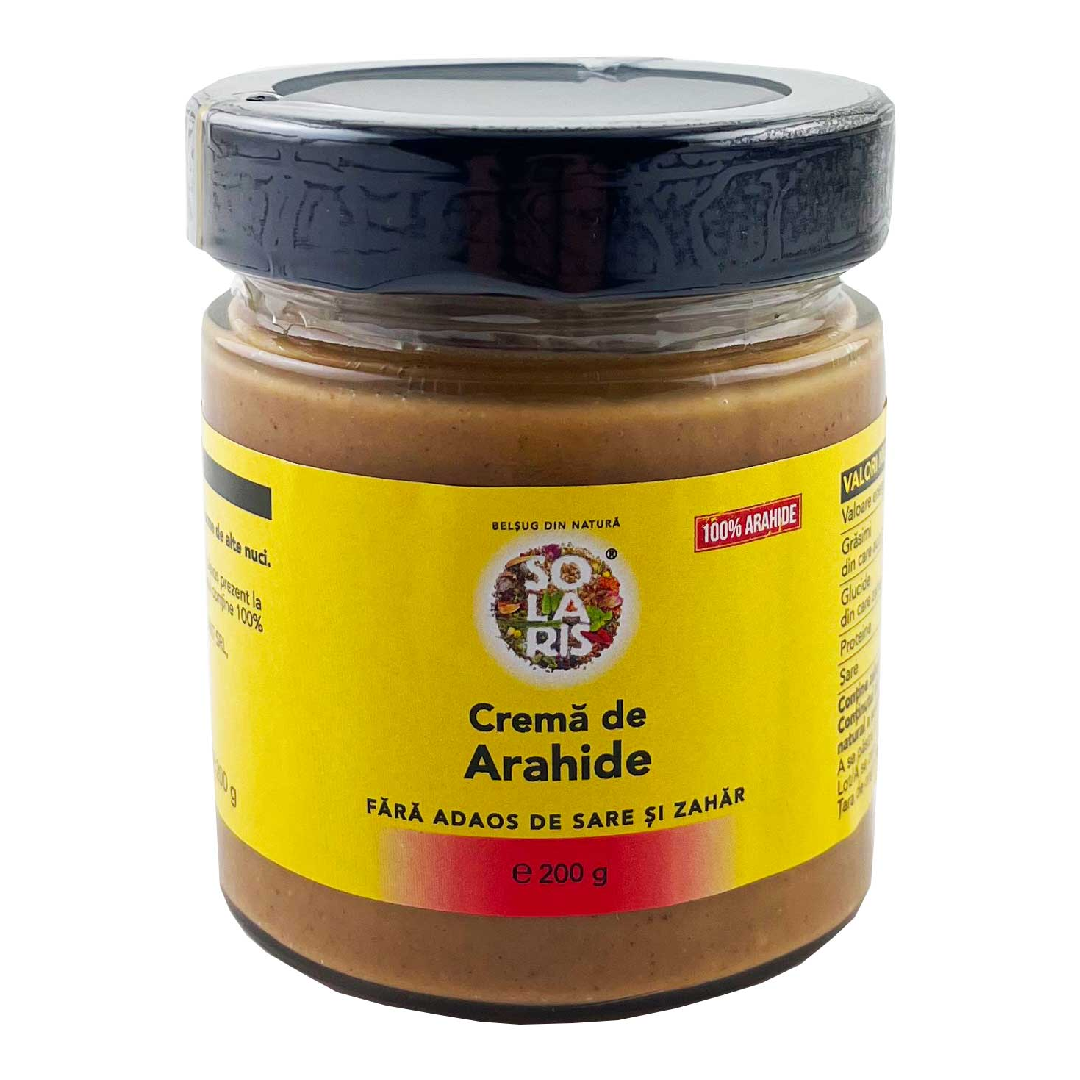 Crema de arahide, 200g. Solaris