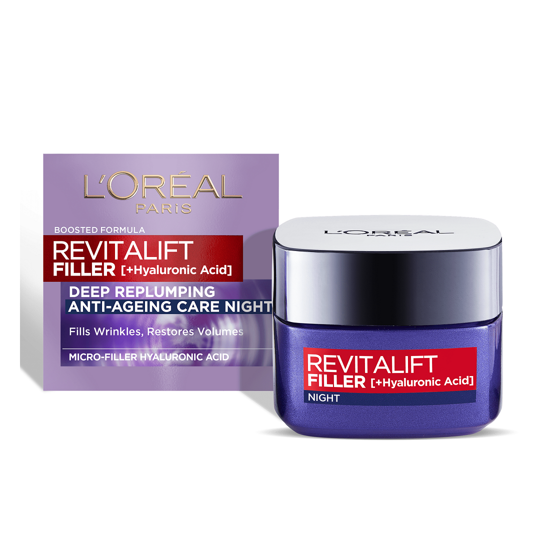 Crema hidratanta antirid de noapte Revitalift Filler, 50ml, LOreal