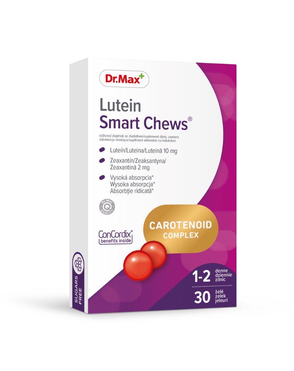 Dr. Max Lutein Smart Chews, 30 jeleuri