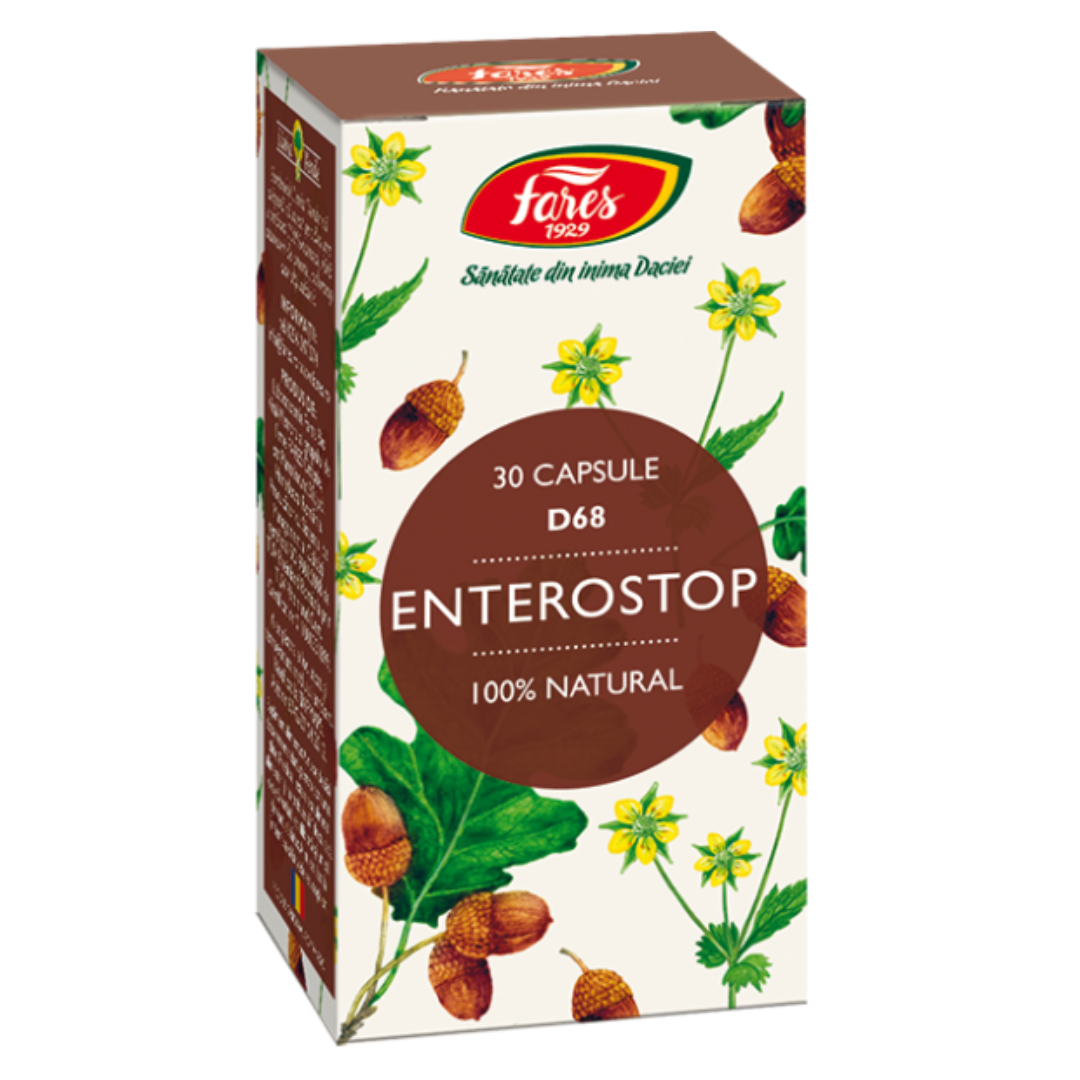 Enterostop D68, 30 capsule, Fares