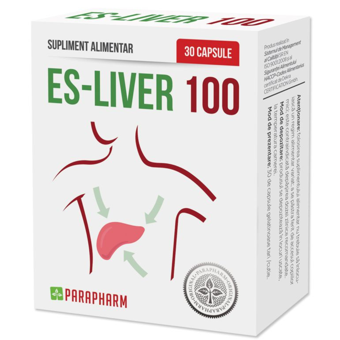 Es-Liver 100, 30 capsule, Parapharm