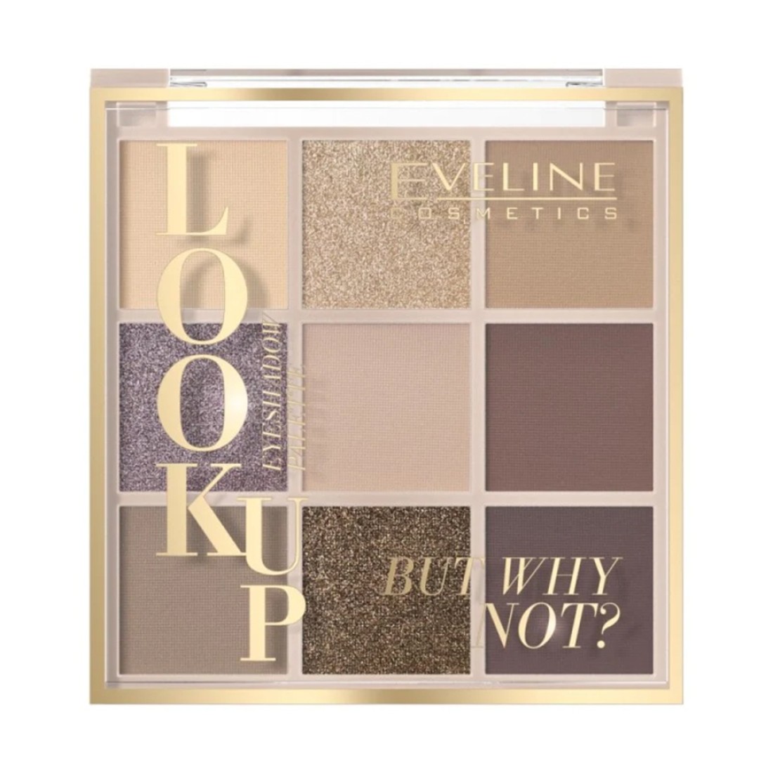 Paleta de farduri cu 9 culori Look Up But Why Not, 10.8g, Eveline Cosmetics