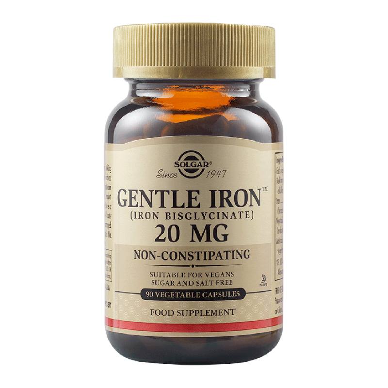 Gentle Iron, 20 mg, 90 capsule, Solgar