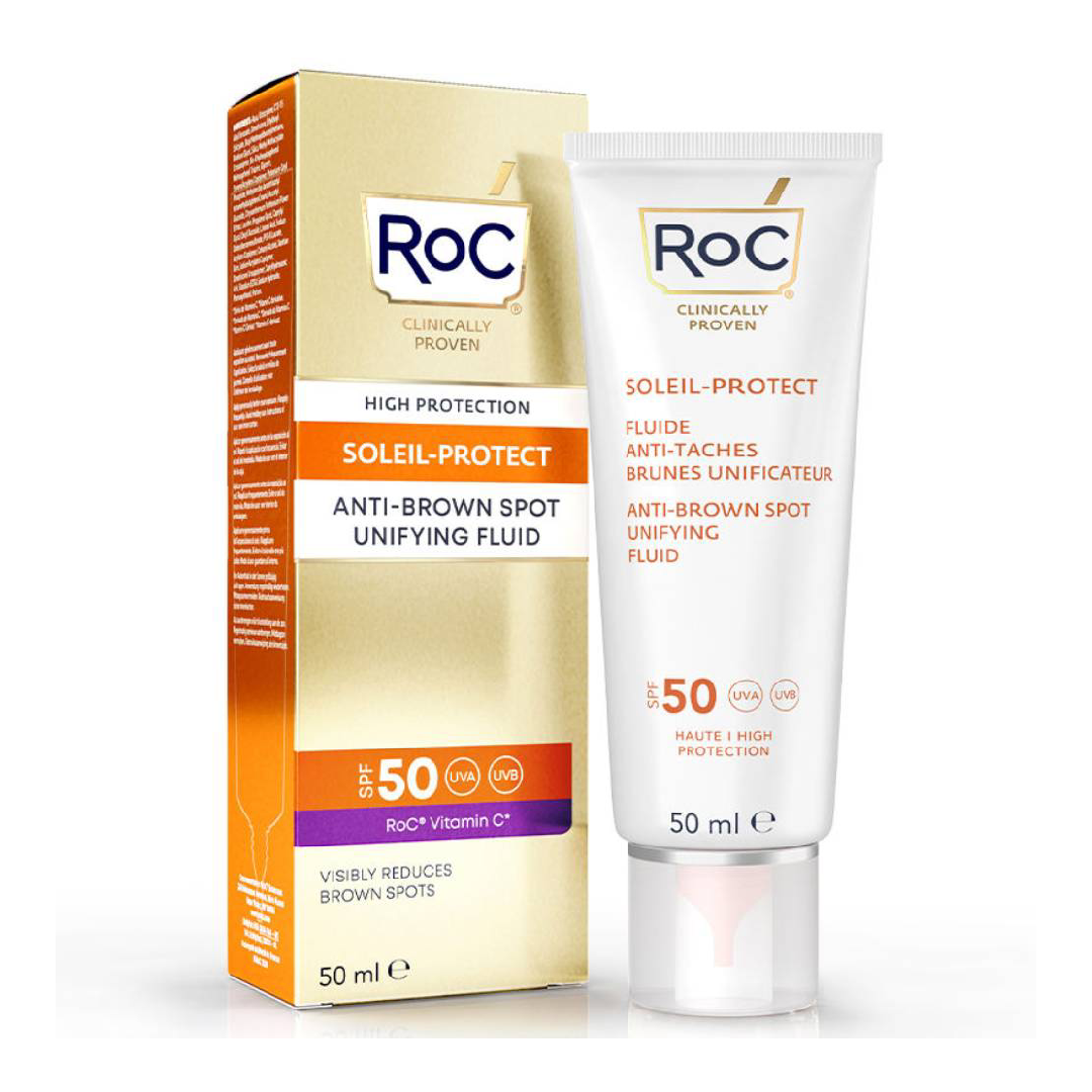 Fluid uniformizant anti pete SPF50, Soleil Protect, 50ml, RoC Skincare