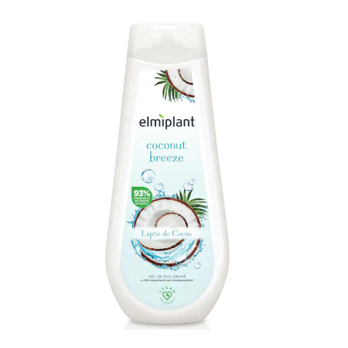 Gel de dus Coconut Breeze, 750 ml, Elmiplant