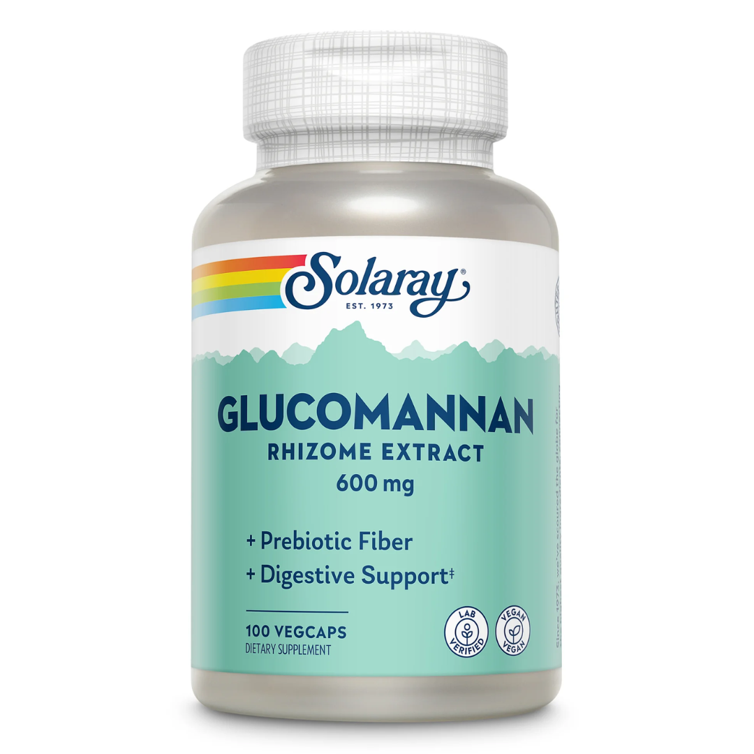 Glucomannan 600 mg, 100 capsule, Solaray