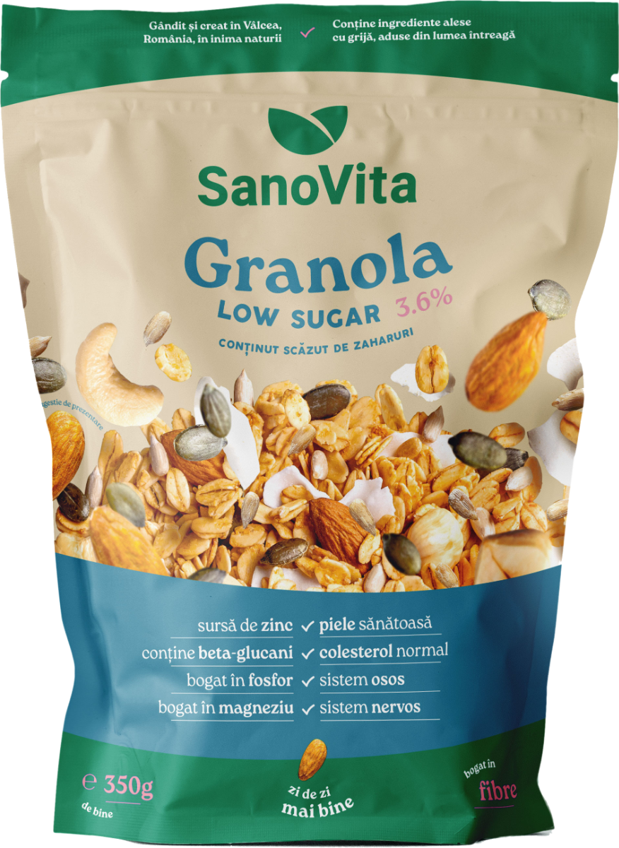 Granola Low Sugar, 350g, SanoVita