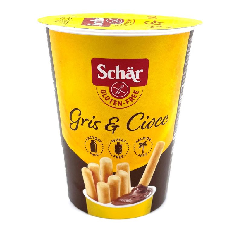 Grisine si crema de ciocolata fara gluten, 52g, Dr. Schar