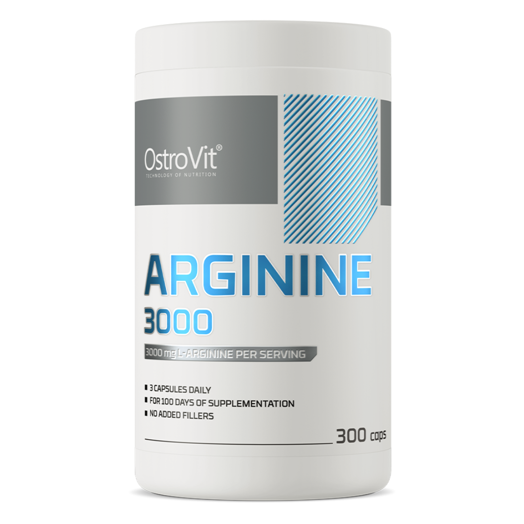 L-arginina, 1000 mg, 300 capsule, OstroVit