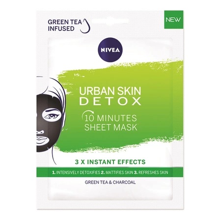 Masca tip servetel Urban Skin Detox, 1 bucata, Nivea