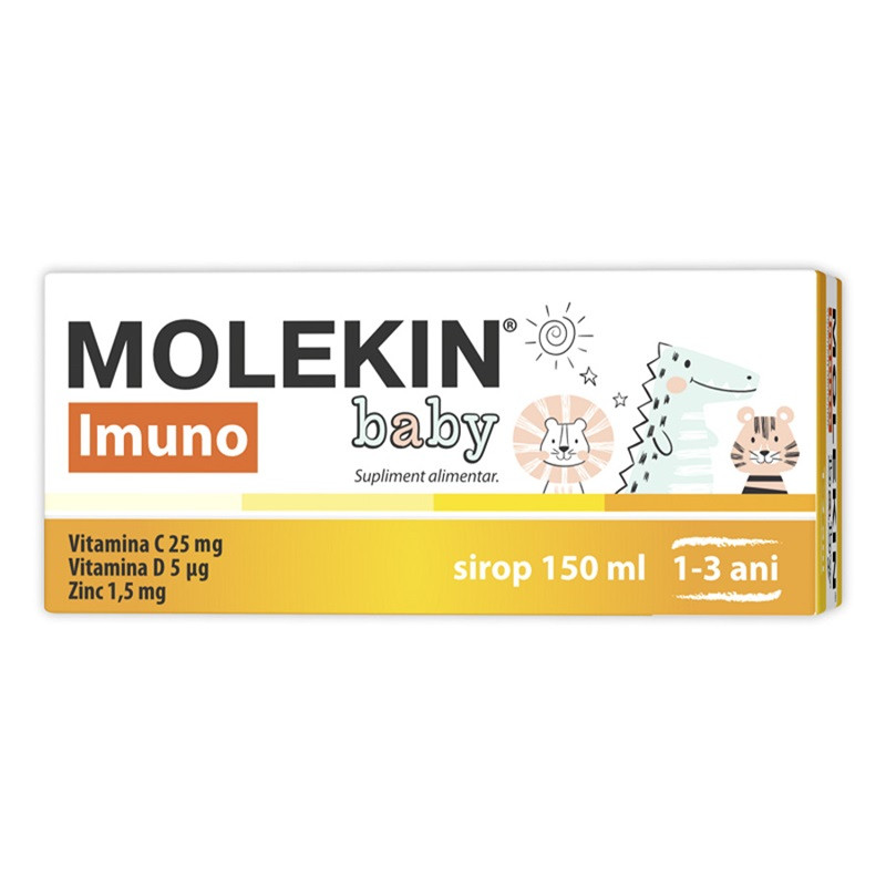 Molekin Imuno Baby sirop 1-3 ani 150 ml Zdrovit