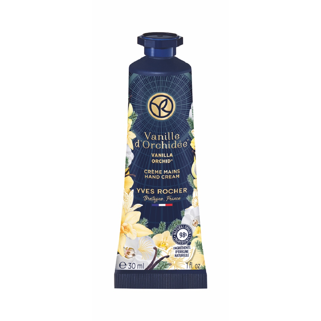 Crema pentru maini Orhidee Vanilata, 30ml, Yves Rocher