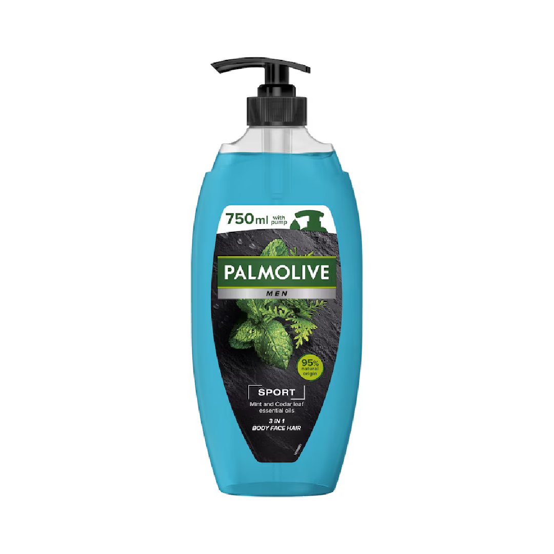 Gel de dus cu pompita Men Sport, 750ml, Palmolive