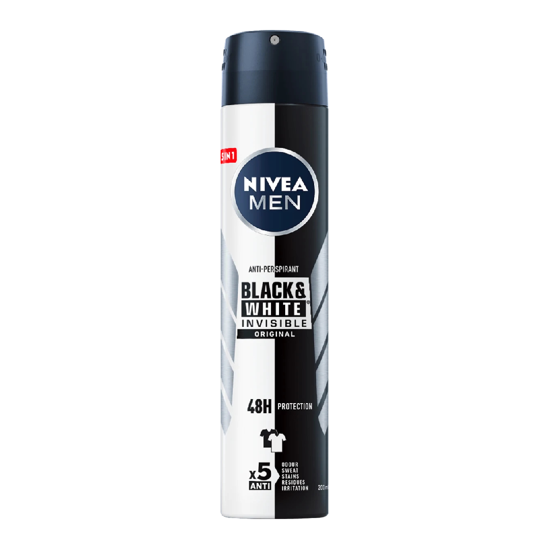 Deodorant spray pentru barbati Black & White Power, 200ml, Nivea