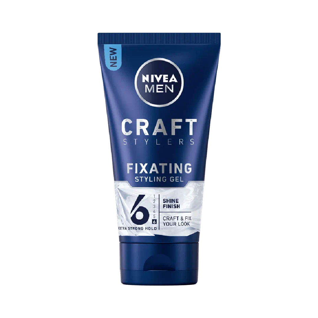 Gel de par pentru barbati cu aspect lucios Fixating, 150ml, Nivea