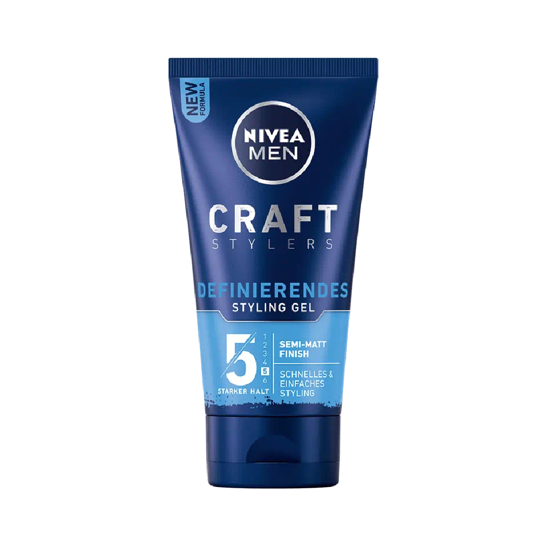 Gel de par pentru barbati cu aspect semi-mat Defining, 150ml, Nivea