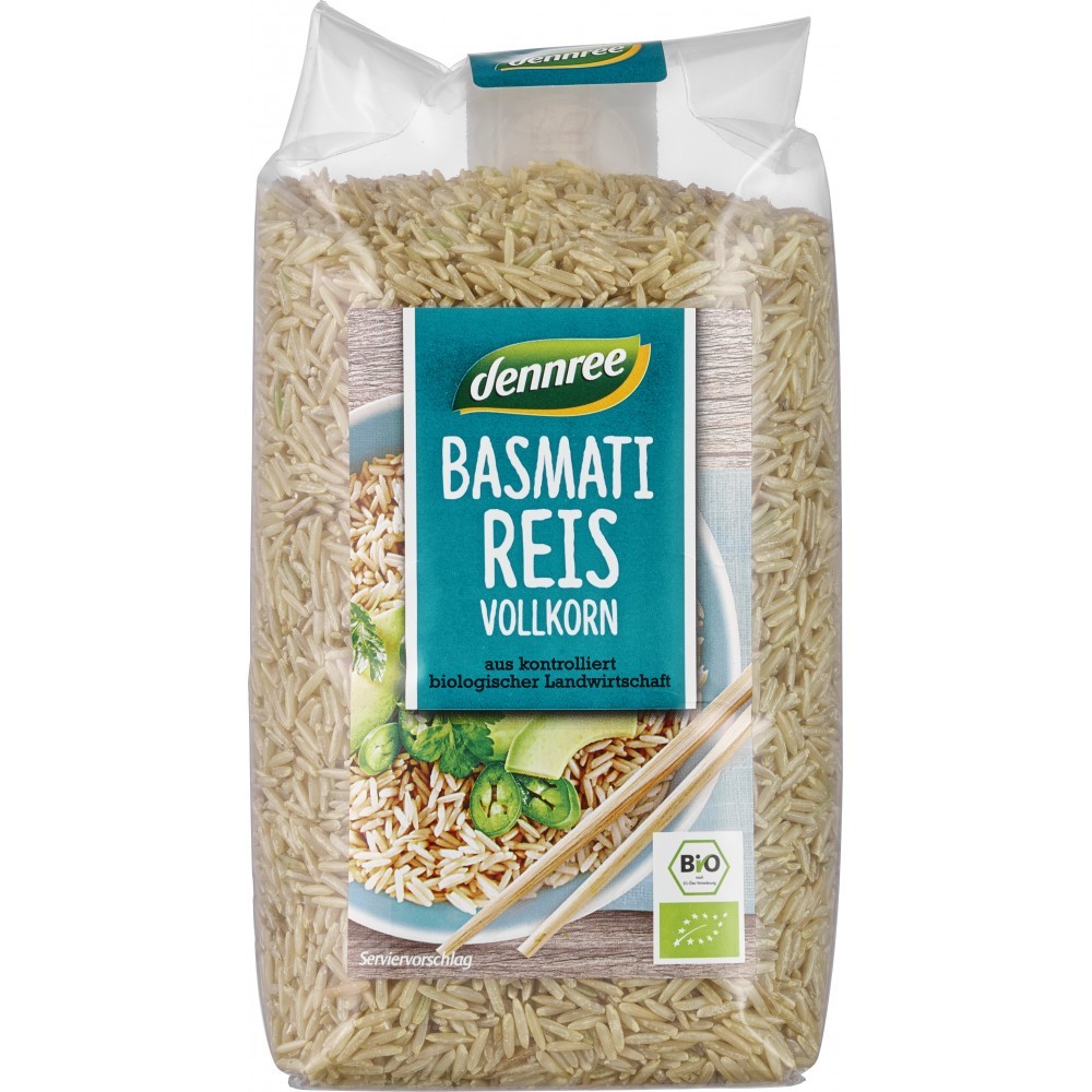 Orez eco basmati integral, 500g, Dennree