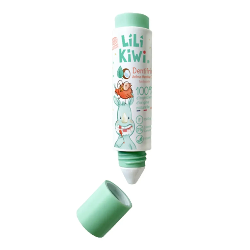 Pasta de dinti cu menta &cocos pentru copii, 30 ml, Lilikiwi