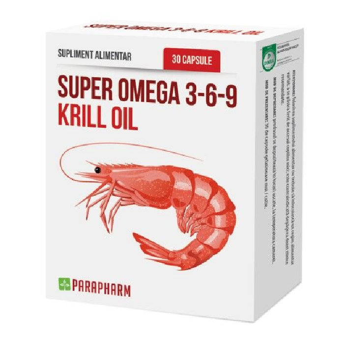 Super Omega 3-6-9, 30 capsule, Parapharm