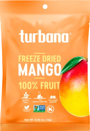 Mango liofilizat deshidratat, 12g, Turbana