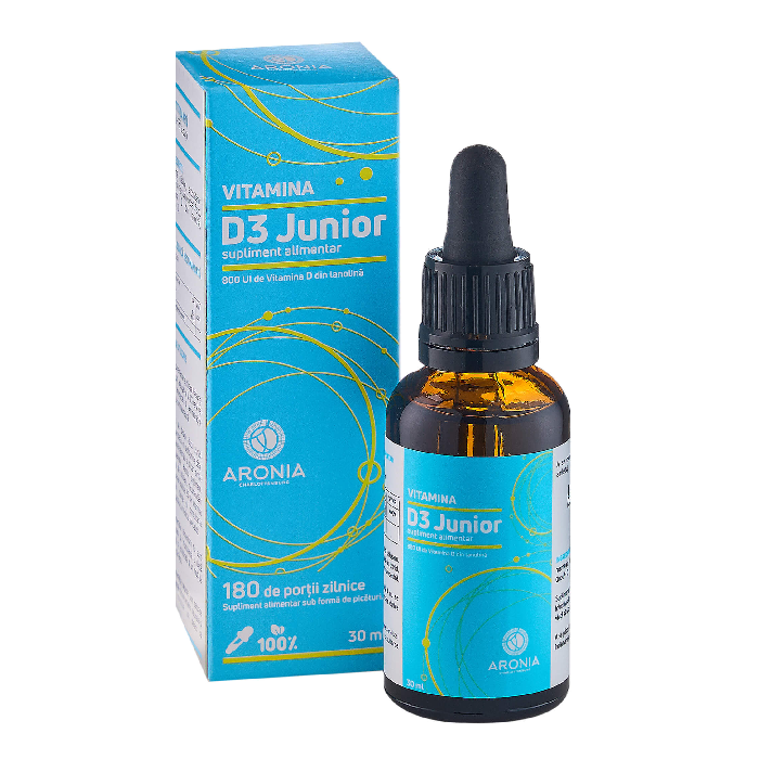 Vitamina D3 Junior-800UI, 30ml, Aronia Charlottenburg