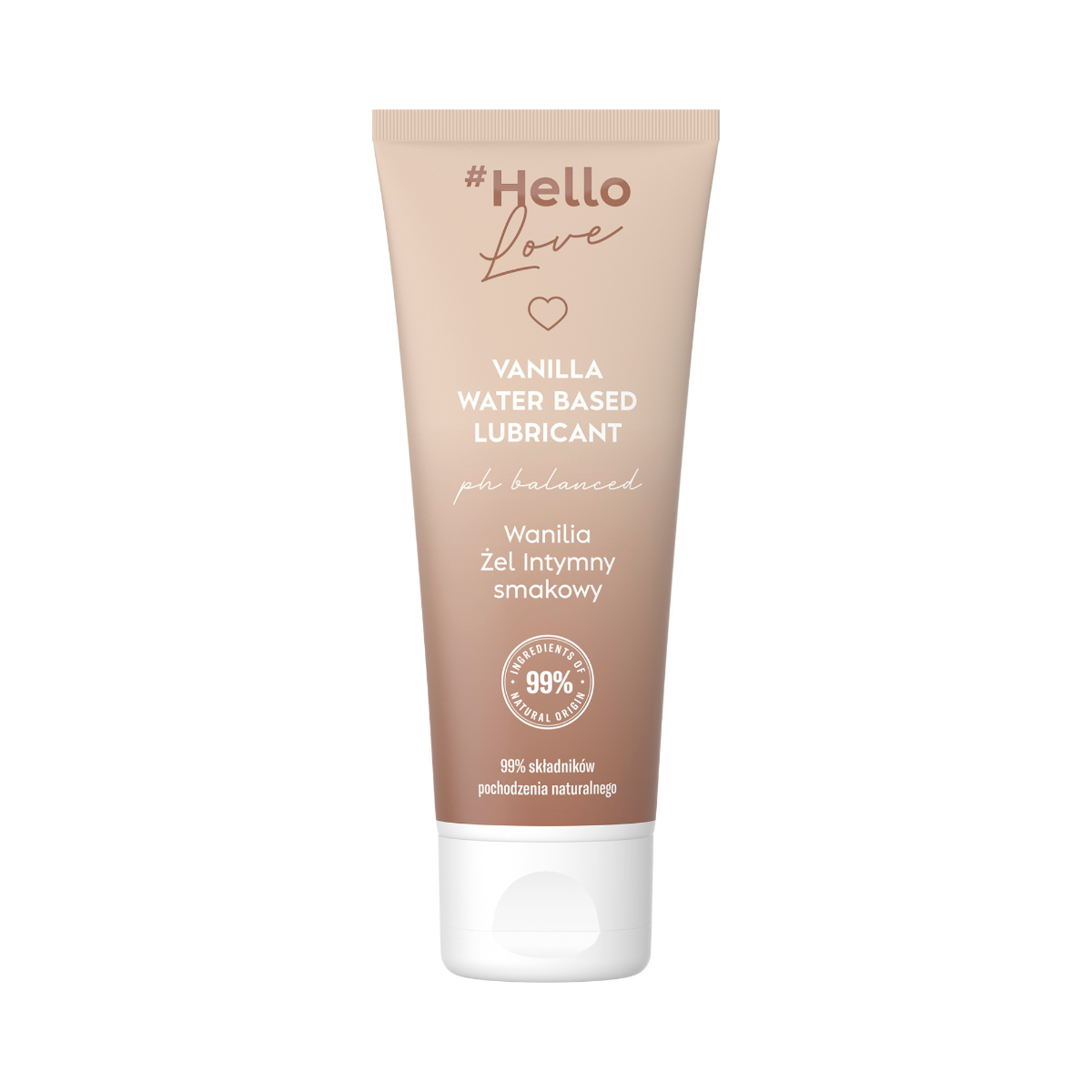 Lubrifiant pe baza de apa Vanilla Hello Love, 75ml, 4Organic