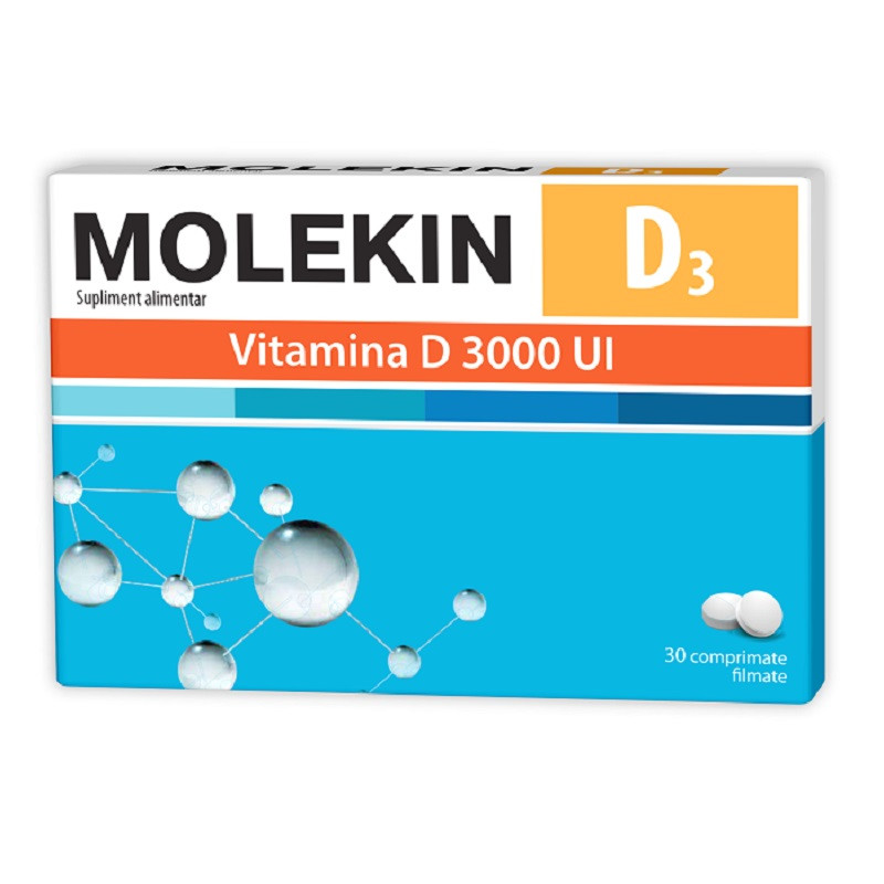 Zdrovit Molekin D3 Vitamina D3000 UI x30 cps