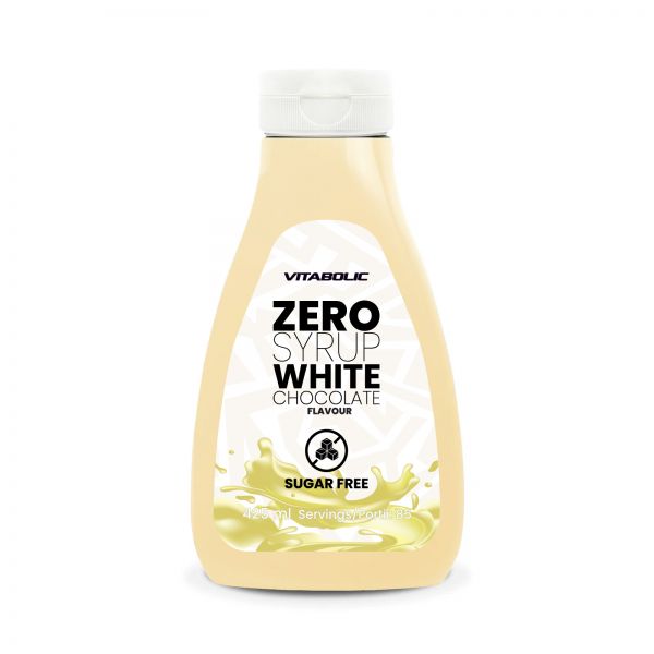 Zero Syrup cu aroma de ciocolata alba, 425ml, Vitabolic