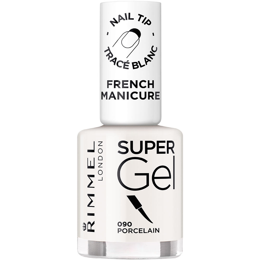 Lac de unghii Super Gel French Manicure 090 Porcelain, 12ml, Rimmel London