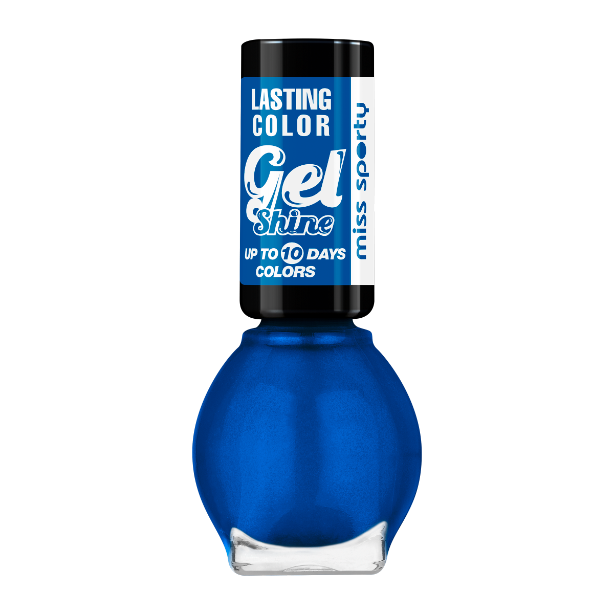 Lac de unghii Lasting Color 510 Atomic Blue, 7ml, Miss Sporty