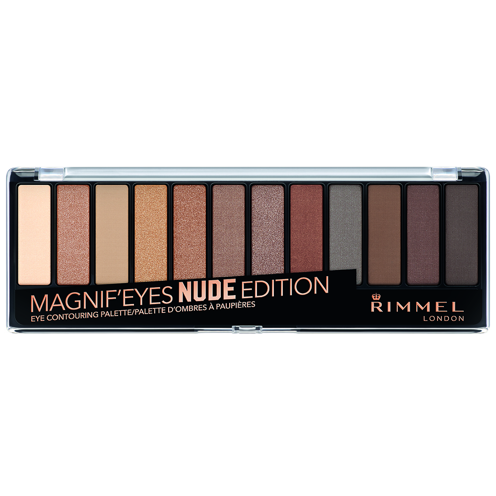 Paleta de farduri Magnif'Eyes 001 Nude Edition, 14.2g, Rimmel London