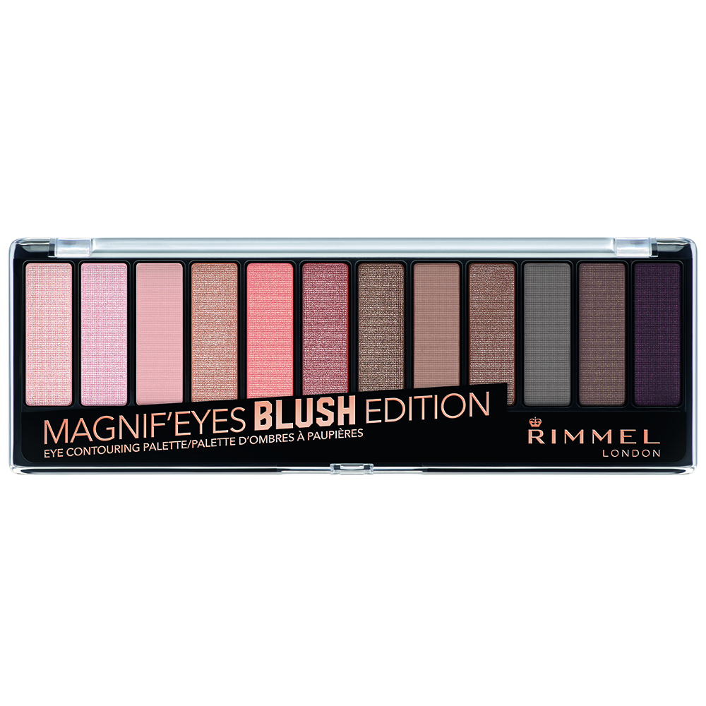 Paleta de farduri Magnif'Eyes 002 Blush Edition, 14.2g, Rimmel London