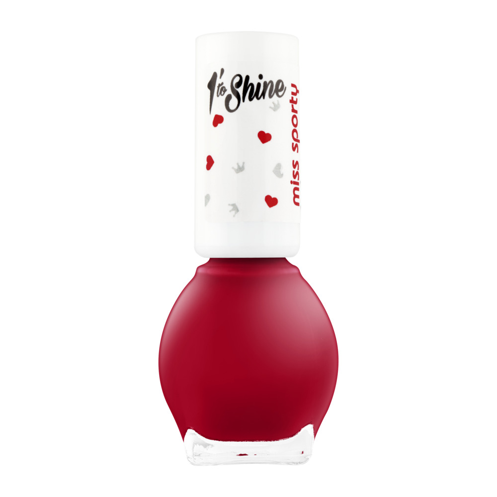 Lac de unghii 1 Minute To Shine 220 Queen Of Heart, 7ml, Miss Sporty