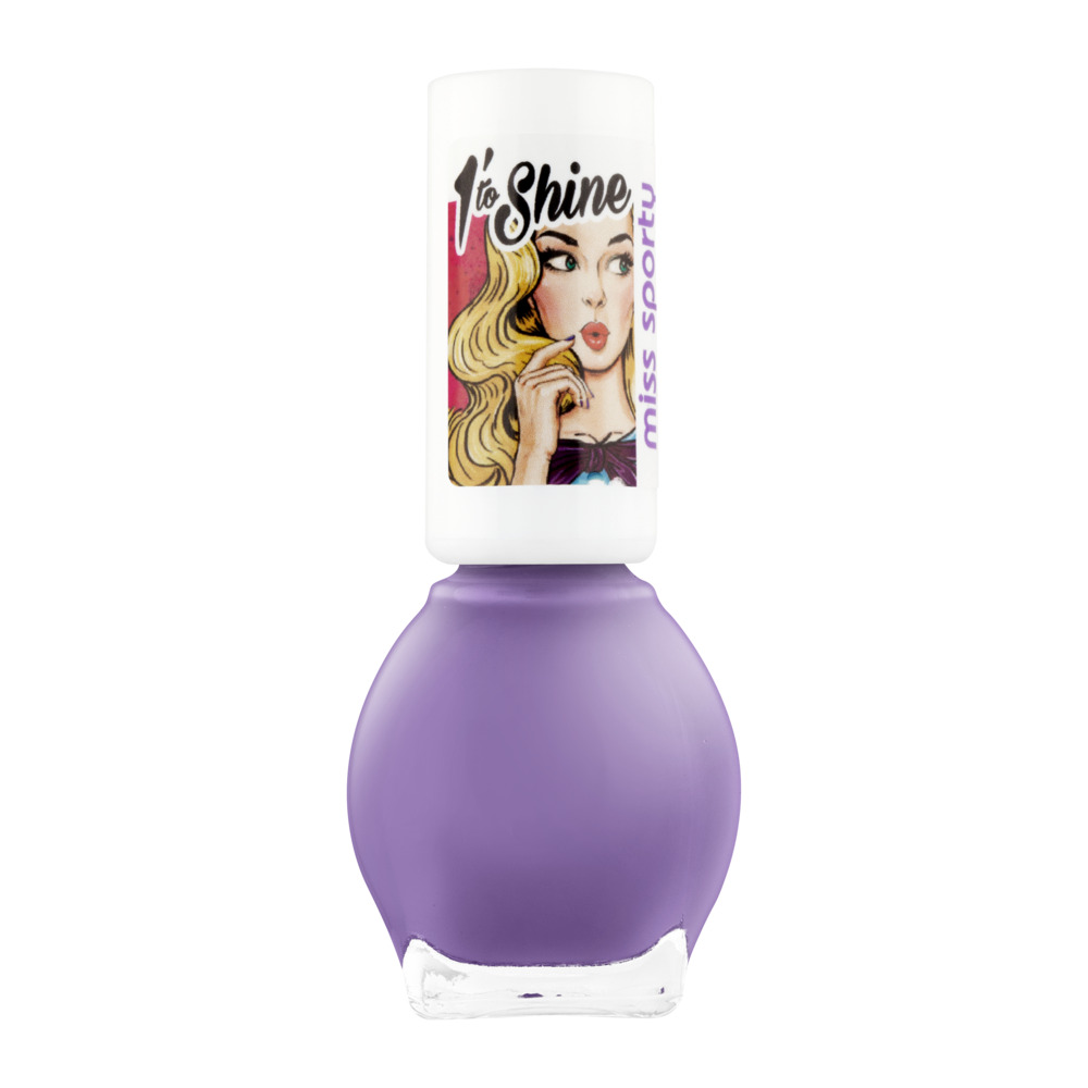 Lac de unghii 1 Minute To Shine 310 Pop Lilac, 7ml, Miss Sporty